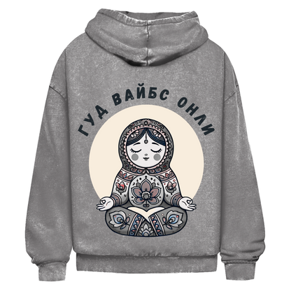 Rootswear - Identity meets Good Vibes - Premium Heavy Oversize Washed Hoodie by JOSHKIN MATROSHKIN
